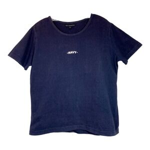 Quickstep 'NAVY' T-Shirt Navy Blue Size S